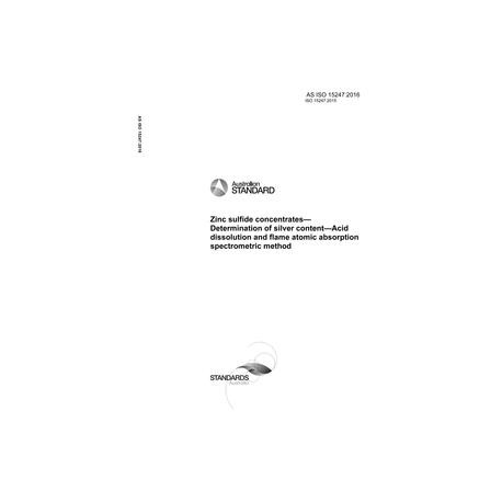 AS ISO 15247:2016