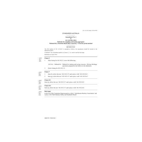 AS 1141.60.2:2014 Amd 1:2016