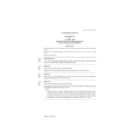 AS 2758.0-2009 Amd 1:2016