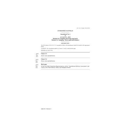 AS 1141.3.2-2012 Amd 1:2016