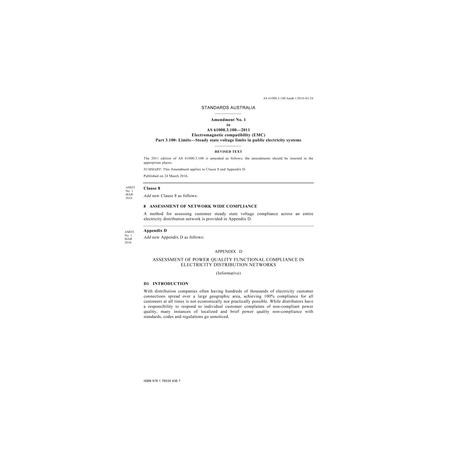 AS 61000.3.100-2011 Amd 1:2016