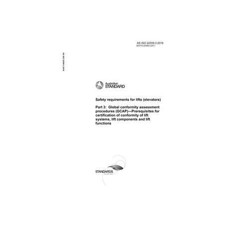 AS ISO 22559.3:2016