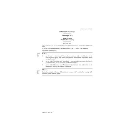 AS 4055-2012 Amd 1:2015