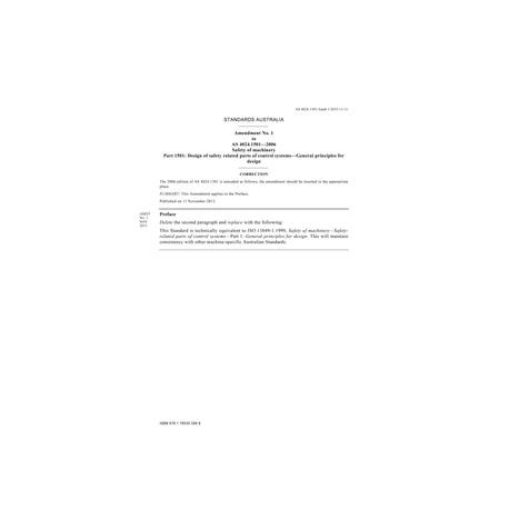 AS 4024.1501-2006 Amd 1:2015