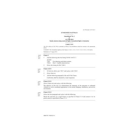 AS 3786:2014 Amd 1:2015