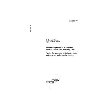 AS 4291.5:2015