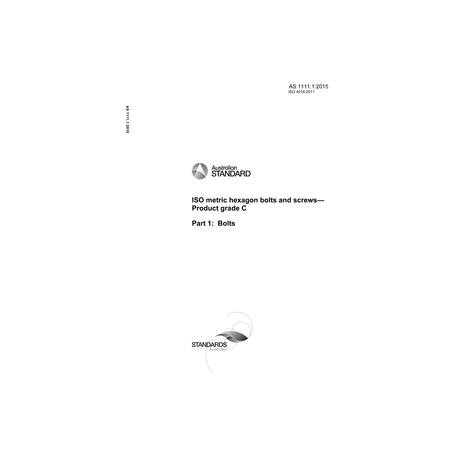 AS 1111.1:2015