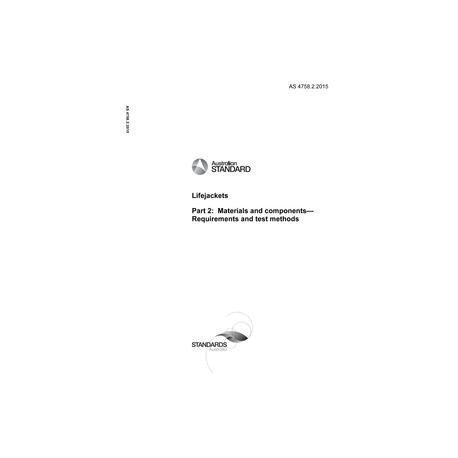 AS 4758.2:2015