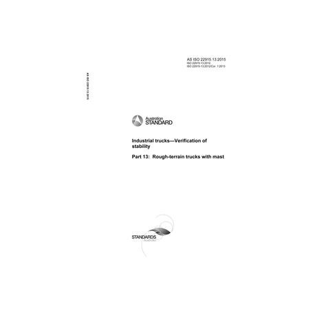 AS ISO 22915.13:2015