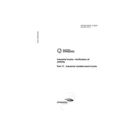AS ISO 22915.11:2015