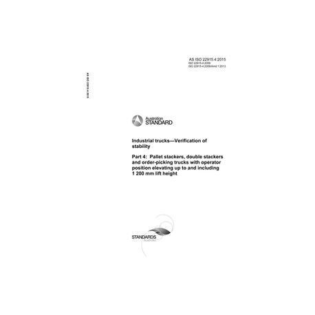 AS ISO 22915.4:2015