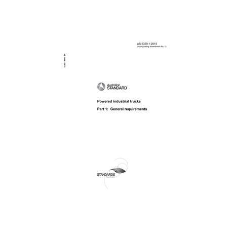 AS 2359.1:2015 [ Superseded ]