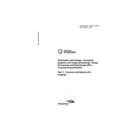 AS ISO/IEC 12087.1:2015