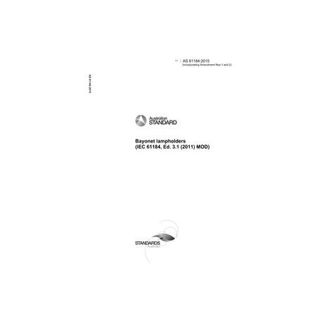 AS 61184:2015