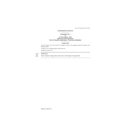 AS 3533.4.5(Int)-2012 Amd 1:2015 [ Superseded ]
