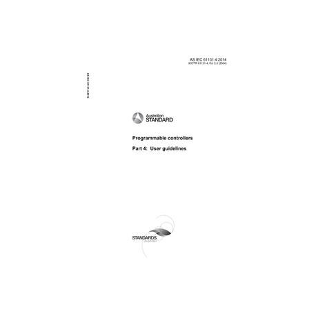 AS IEC 61131.4:2014