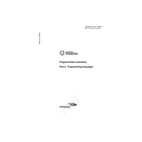 AS IEC 61131.3:2014