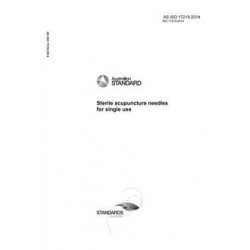 AS ISO 17218:2014