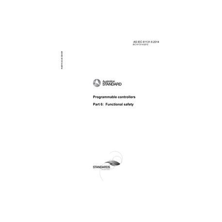 AS IEC 61131.6:2014