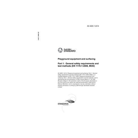 AS 4685.1:2014
