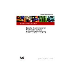 BS PD CEN/TS 419241:2014