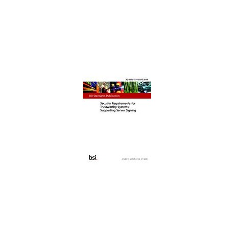 BS PD CEN/TS 419241:2014