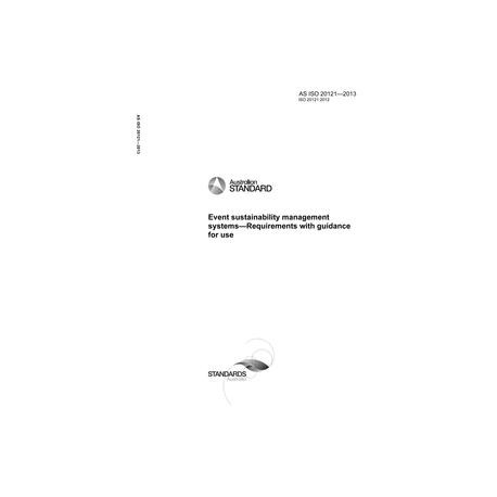 AS ISO 20121-2013