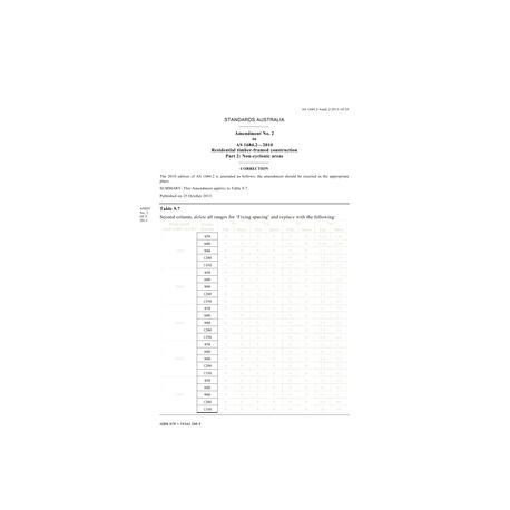 AS 1684.2-2010 AMDT 2