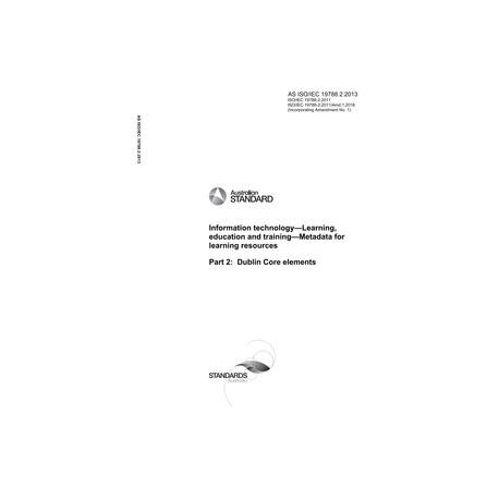 AS ISO/IEC 19788.2:2013