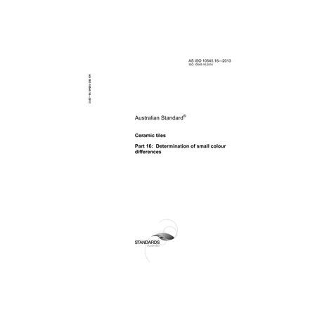 AS ISO 10545.16-2013