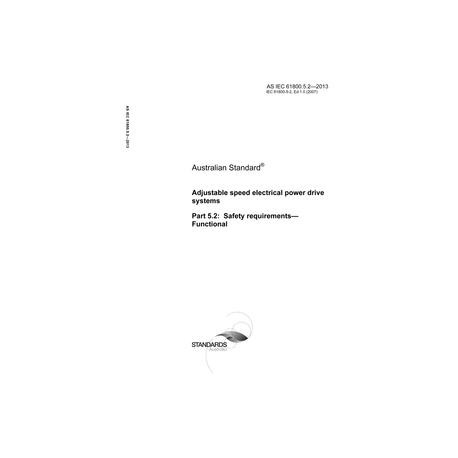 AS IEC 61800.5.2-2013