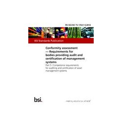 BS PD ISO/IEC TS 17021-5:2014
