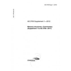 AS 3700 Supp 1-2012 [ Superseded ]