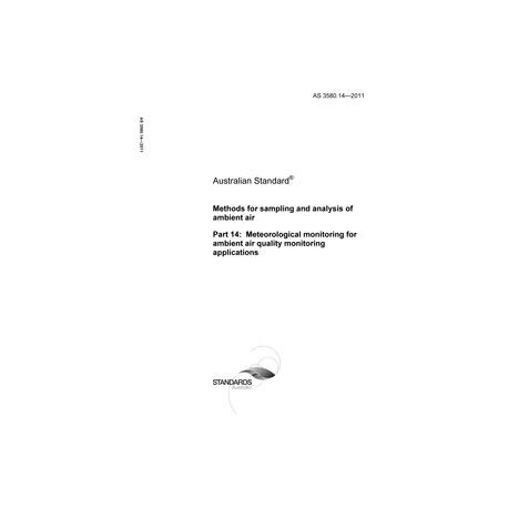 AS 3580.14-2011 [ Superseded ]