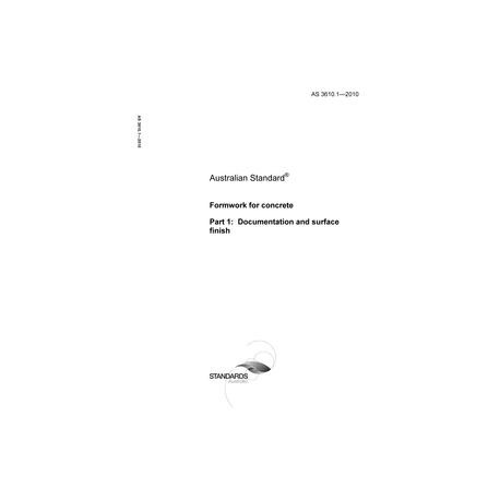 AS 3610.1-2010 [ Available Superseded ]