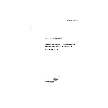 AS 4654.1-2009 [ Superseded ]