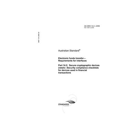 AS 2805.14.2-2009 [ Superseded ]