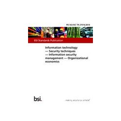 BS PD ISO/IEC TR 27016:2014