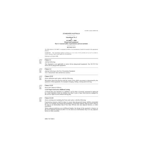AS 4685.1-2004 AMDT 2 [ Available Superseded ]