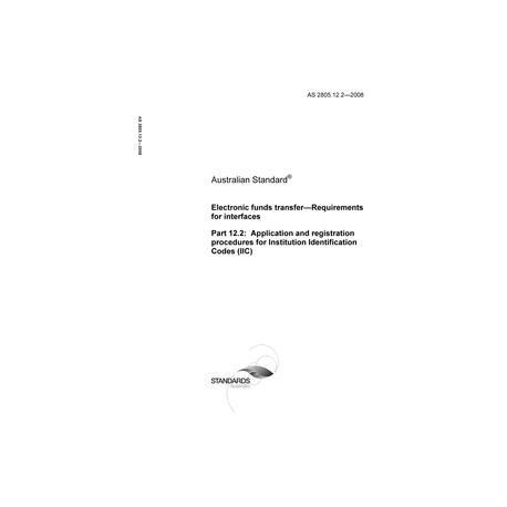 AS 2805.12.2-2008