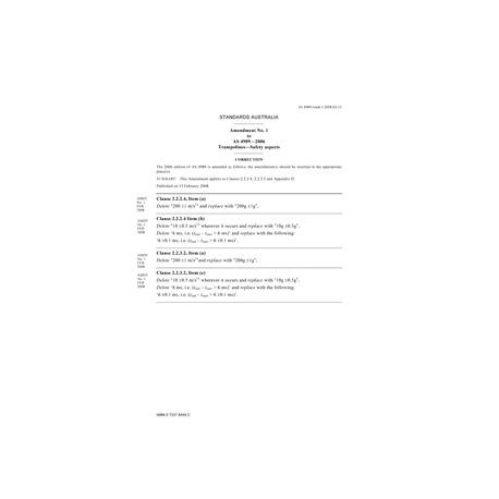 AS 4989-2006 AMDT 1 [ Available Superseded ]