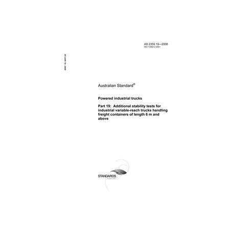 AS 2359.19-2008 [ Superseded ]