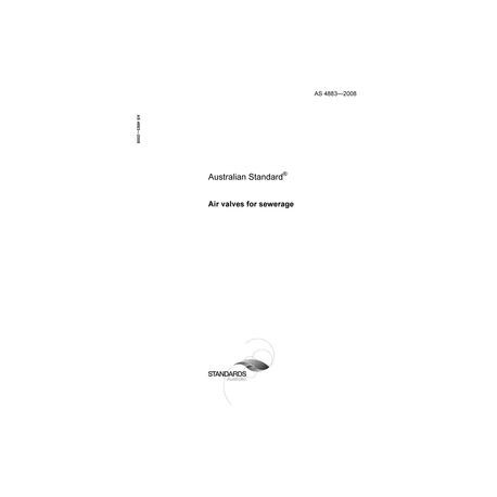 AS 4883-2008 [ Superseded ]