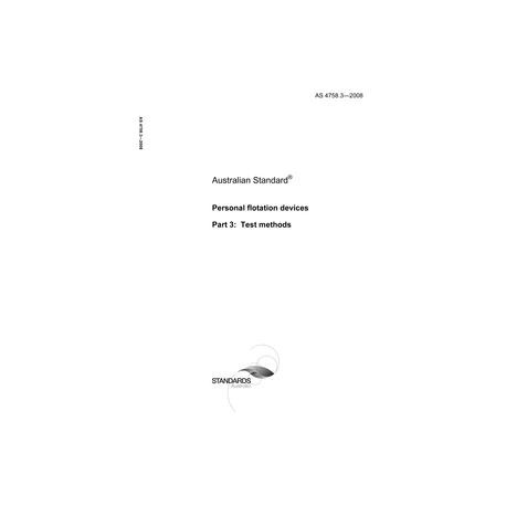 AS 4758.3-2008 [ Superseded ]