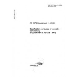 AS 1379 SUPP 1-2008