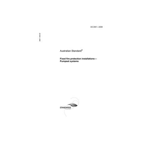 AS 2941-2008 [ Superseded ]