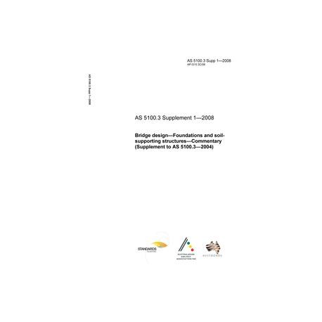 AS 5100.3 SUPP 1-2008 [ Obsolescent ]