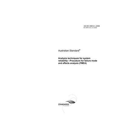 AS IEC 60812-2008
