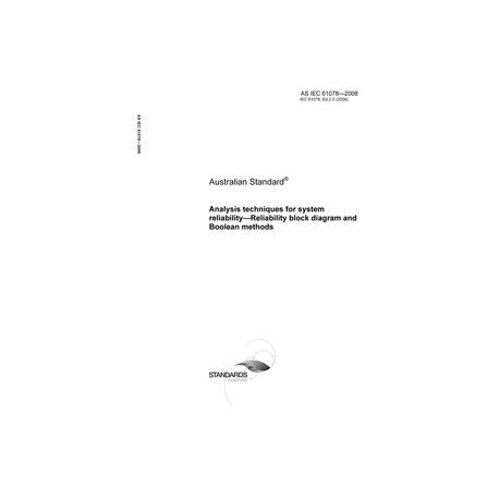AS IEC 61078-2008 [ Superseded ]