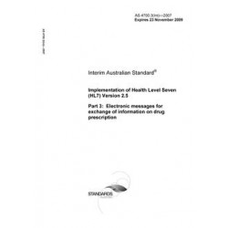 AS 4700.3(INT)-2007 [ Superseded ]